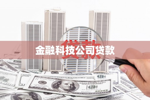 磴口金融科技公司贷款