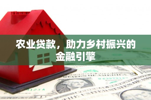 磴口农业贷款，助力乡村振兴的金融引擎