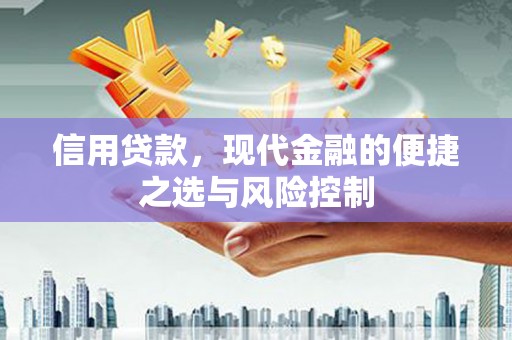 磴口信用贷款，现代金融的便捷之选与风险控制