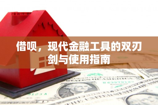 磴口借呗，现代金融工具的双刃剑与使用指南