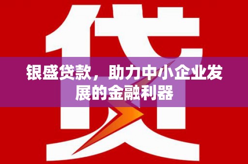 磴口银盛贷款，助力中小企业发展的金融利器