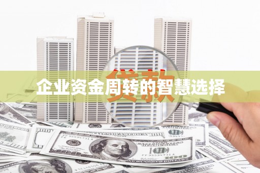 磴口企业资金周转的智慧选择