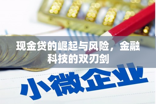 磴口现金贷的崛起与风险，金融科技的双刃剑