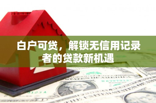 磴口白户可贷，解锁无信用记录者的贷款新机遇