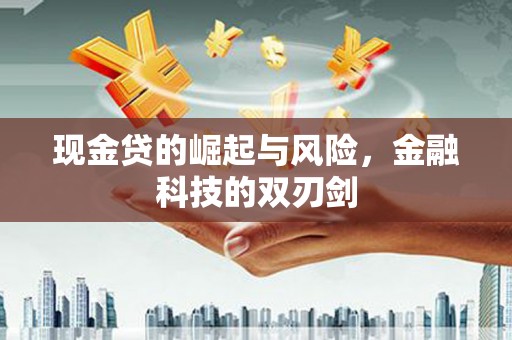 磴口现金贷的崛起与风险，金融科技的双刃剑