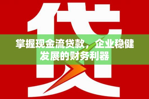 磴口掌握现金流贷款，企业稳健发展的财务利器