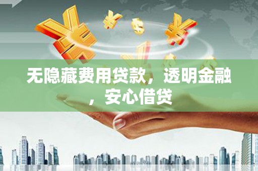 磴口无隐藏费用贷款，透明金融，安心借贷