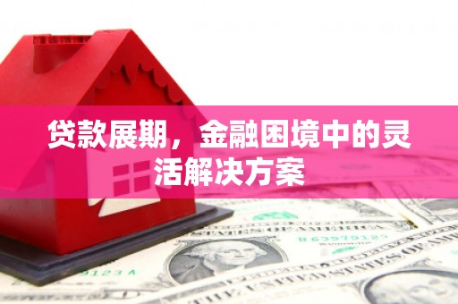 磴口贷款展期，金融困境中的灵活解决方案