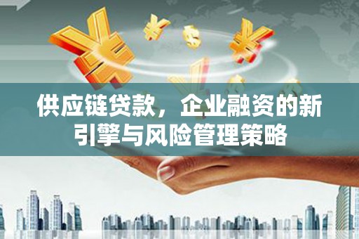 磴口供应链贷款，企业融资的新引擎与风险管理策略