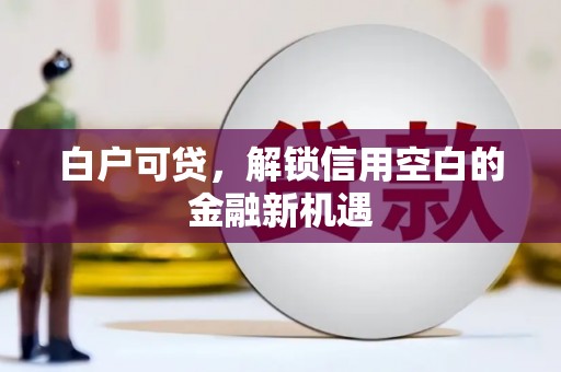 磴口白户可贷，解锁信用空白的金融新机遇