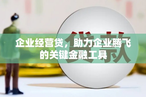 磴口企业经营贷，助力企业腾飞的关键金融工具