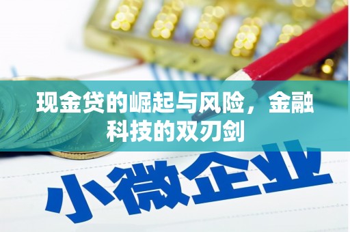 磴口现金贷的崛起与风险，金融科技的双刃剑