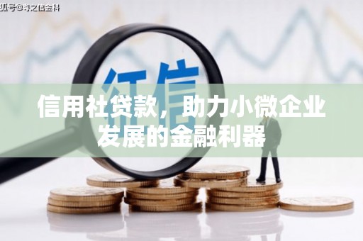 磴口信用社贷款，助力小微企业发展的金融利器