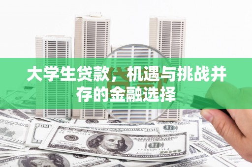 磴口大学生贷款，机遇与挑战并存的金融选择