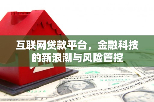 磴口互联网贷款平台，金融科技的新浪潮与风险管控