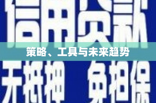 磴口策略、工具与未来趋势